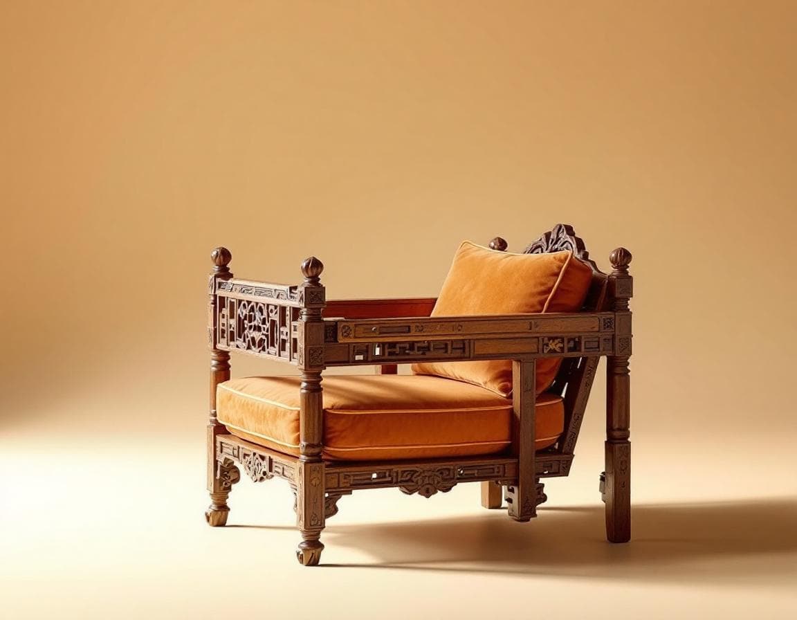 Walnut Armchair