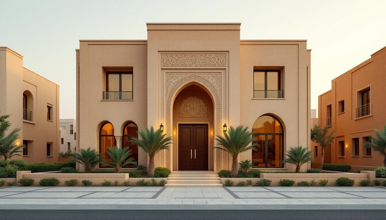 فيلا نجديّة — الخارج