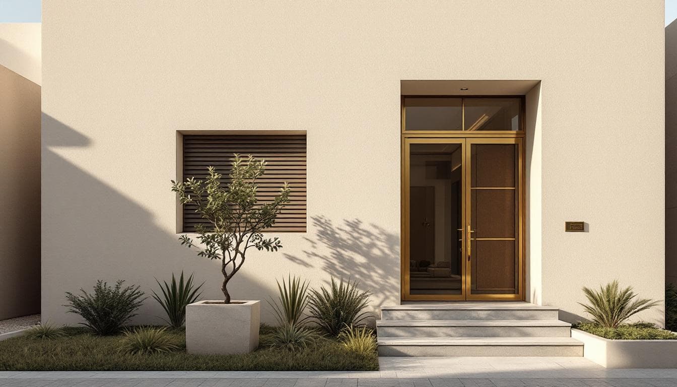 تاون هاوس حِطّين — الخارج